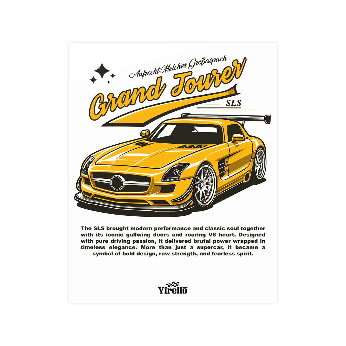 2010–2015 Mercedes-Benz SLS AMG Poster