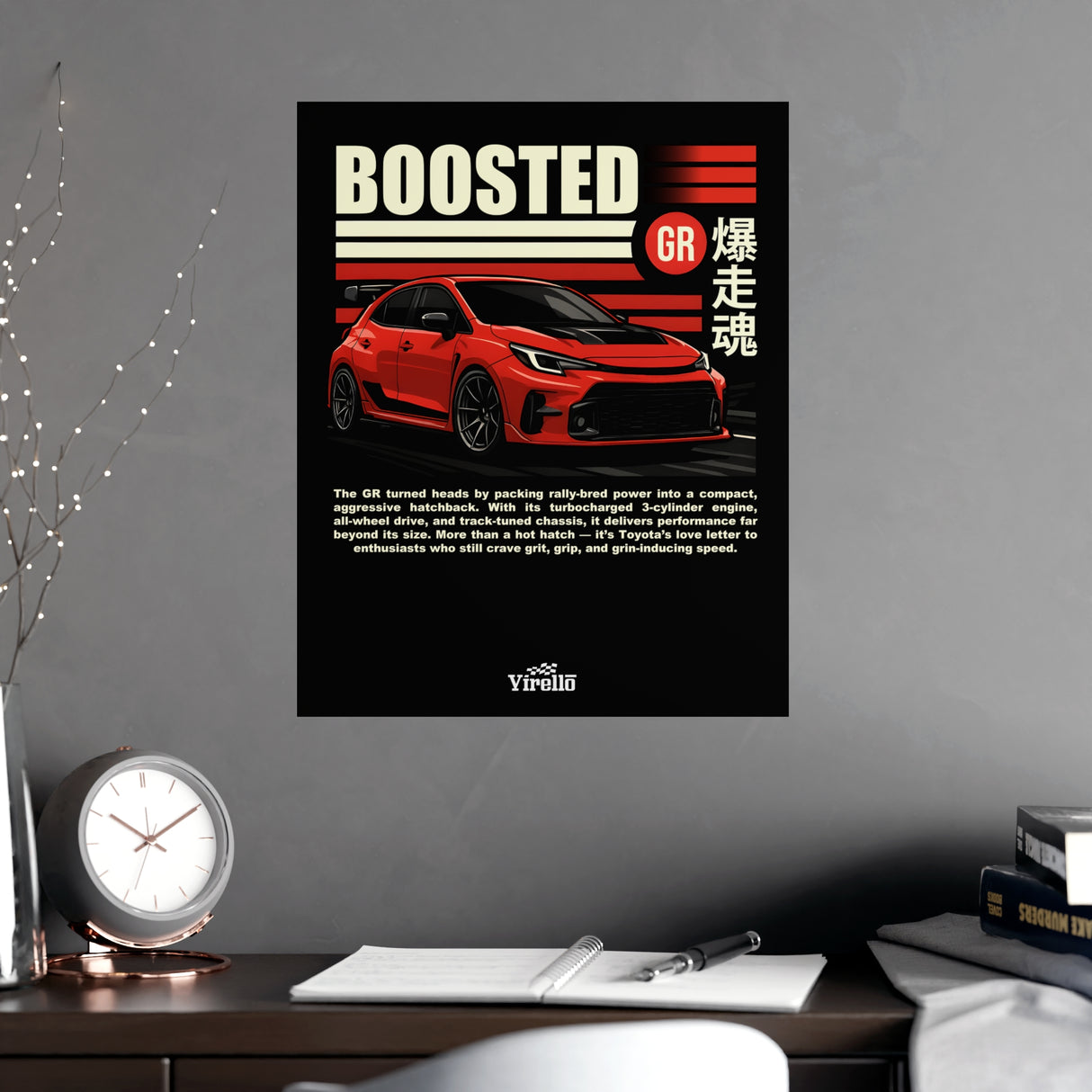 2023+ Toyota Corolla GR Poster