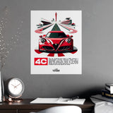 2014–2020 Alfa Romeo 4C Poster
