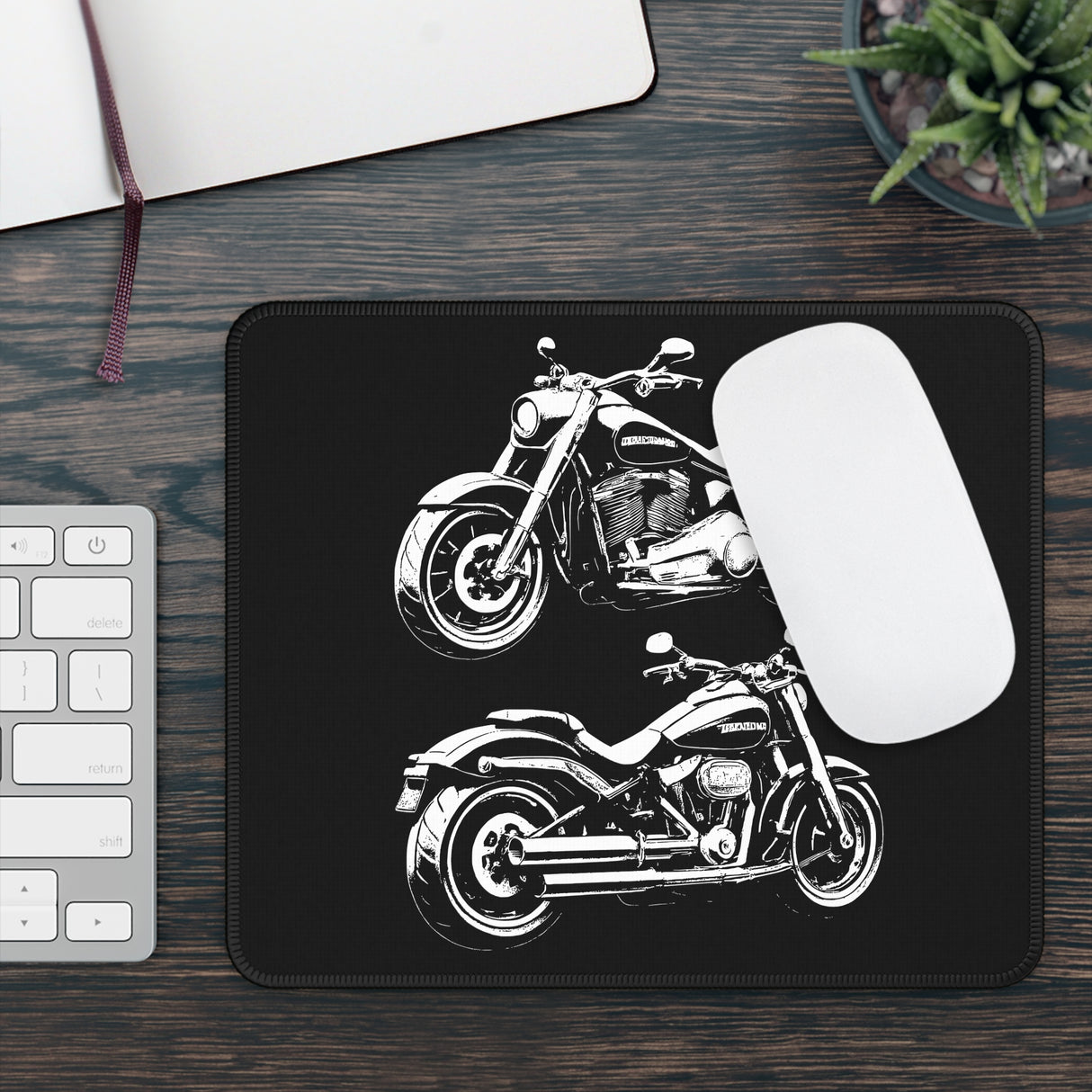 Harley Fat Boy Mouse Pad