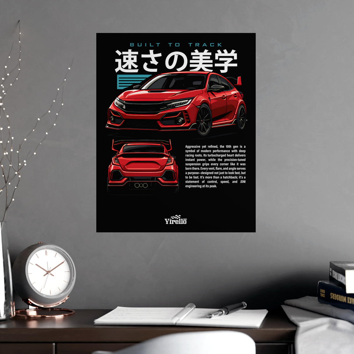 2016–2021 Honda Civic Type R Poster