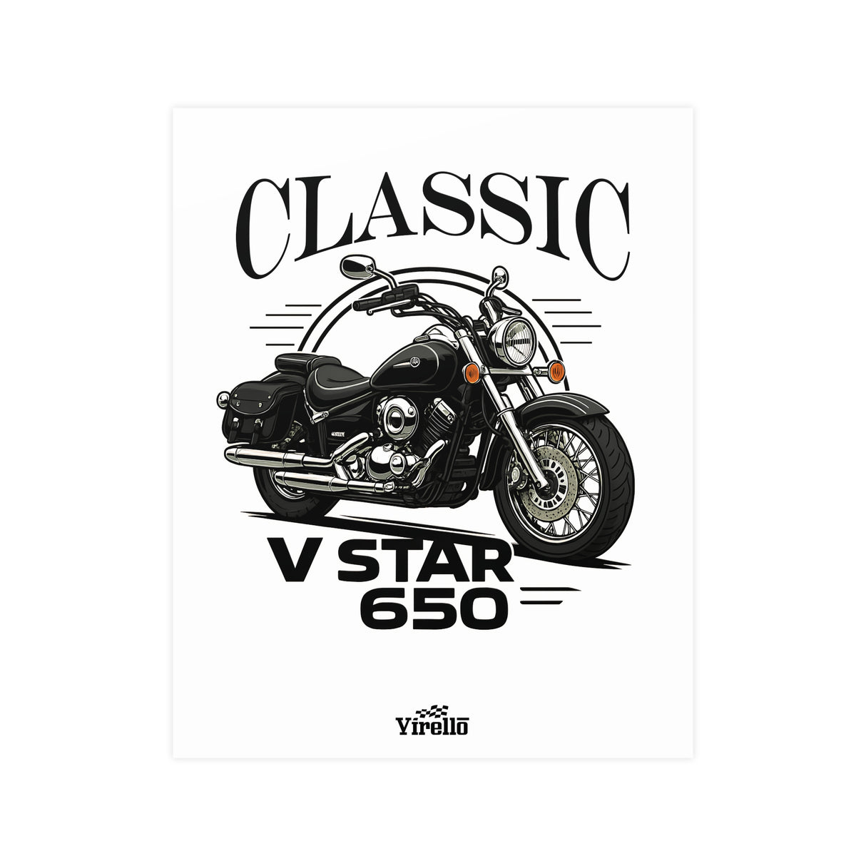 Yamaha V Star 650 Poster