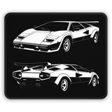 1974–1990 Lamborghini Countach Mouse Pad
