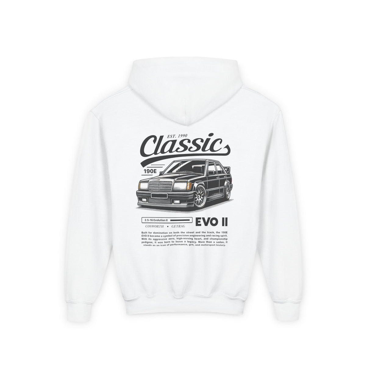 1990–1992 Mercedes-Benz 190E Evo II Kids Hoodie