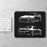 1999-2002 Nissan Skyline GT-R (R34) Mouse Pad