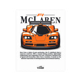 1992–1998 McLaren F1 Poster