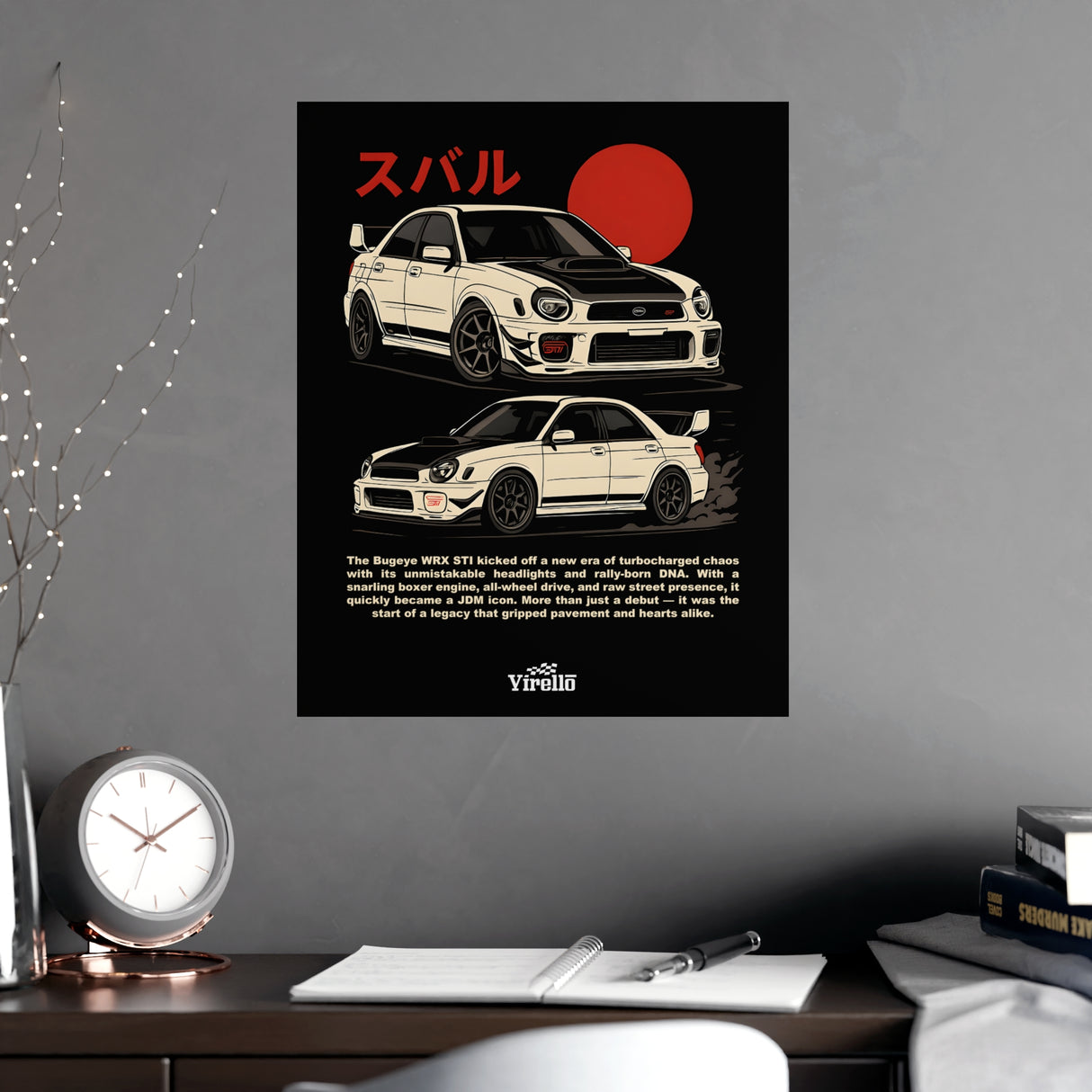 2001-2003 Subaru WRX "Bugeye" Poster