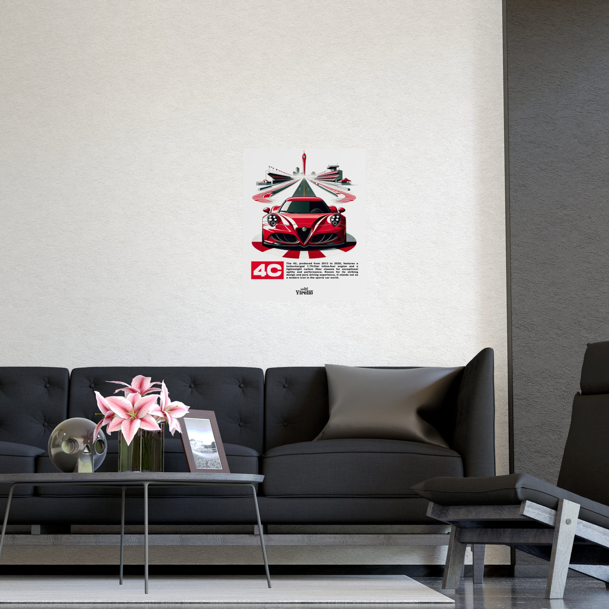 2014–2020 Alfa Romeo 4C Poster