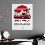 1989-1994 Nissan Silvia S13 Poster