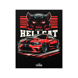 2015+ Dodge Charger Hellcat Poster