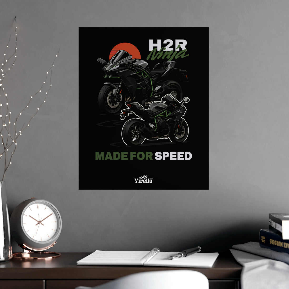 Kawasaki Ninja H2R Poster