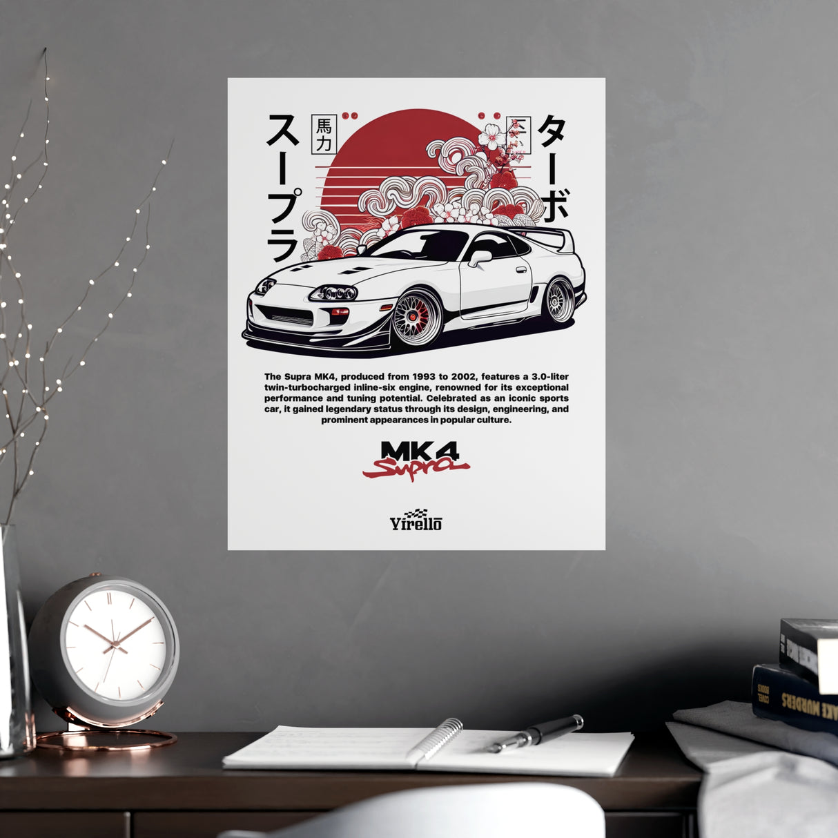 1993–2002 Toyota Supra Mk4 Poster