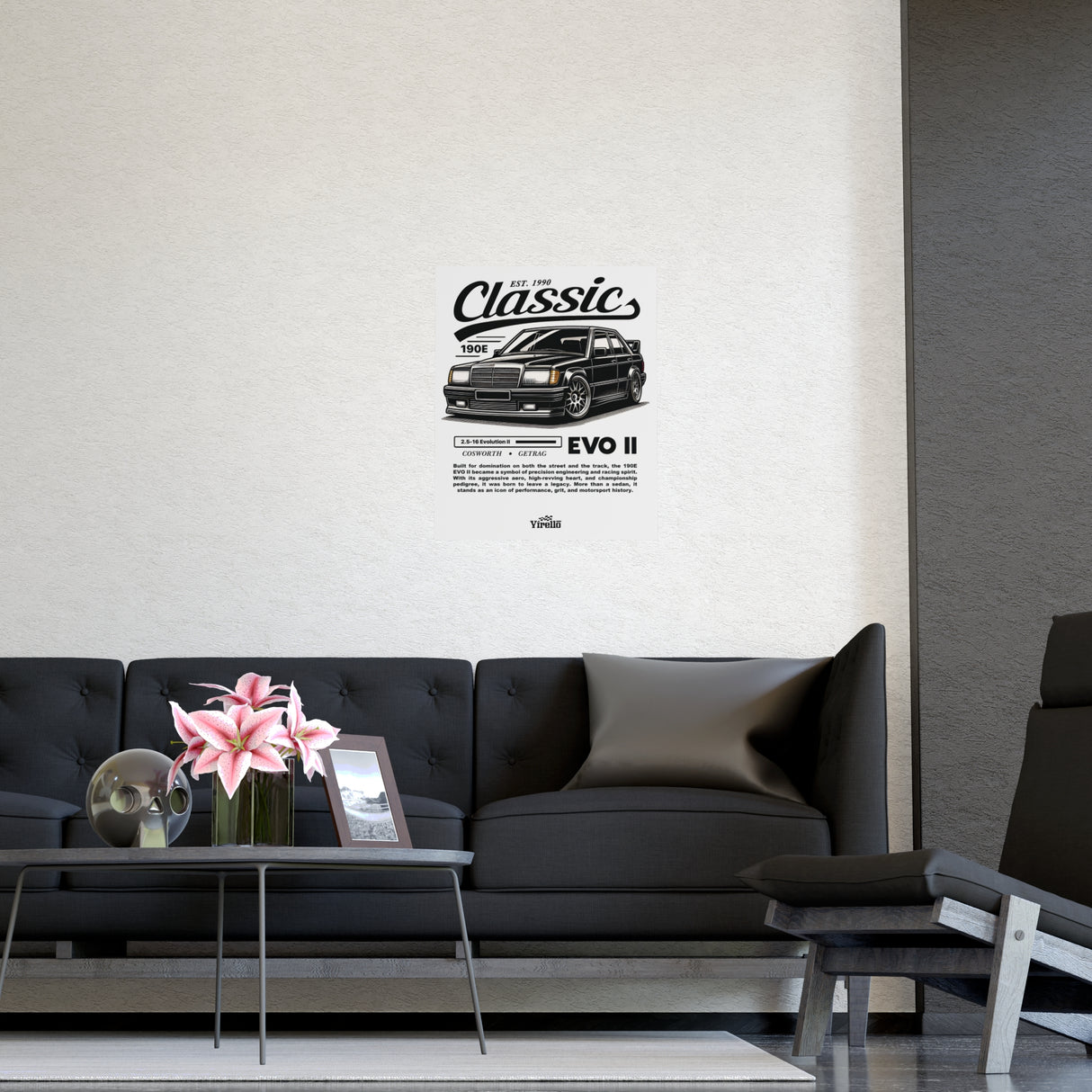 1990–1992 Mercedes-Benz 190E Evo II Poster