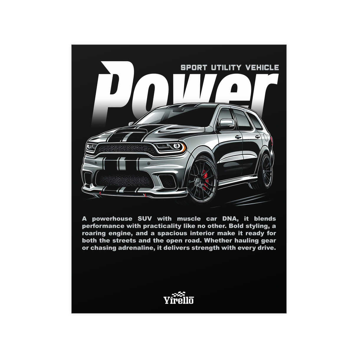 2018+ Dodge Durango SRT Poster