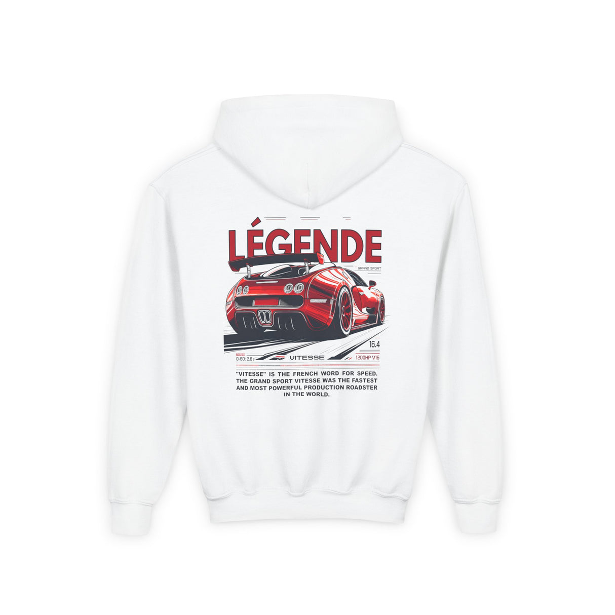 Bugatti Veyron Kids Hoodie