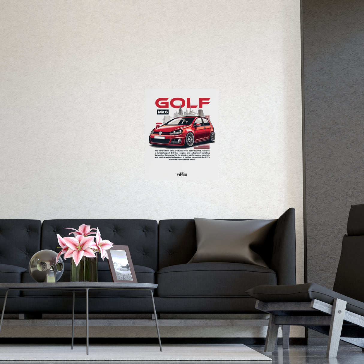 2009-2013 Volkswagen Golf GTI Mk6 Poster