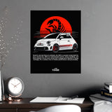 2008–2019 Fiat 500 Abarth Poster