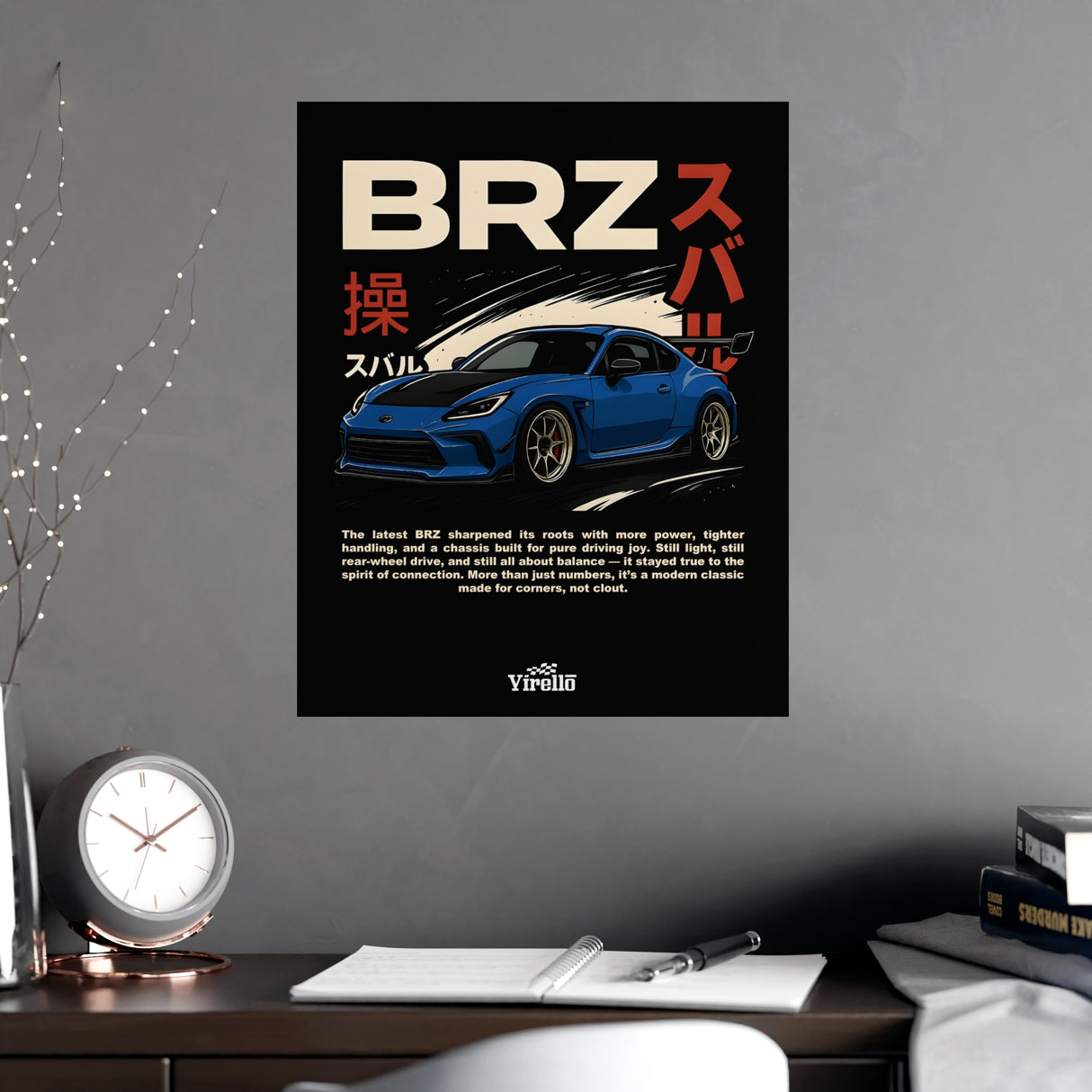 2022+ Subaru BRZ Poster