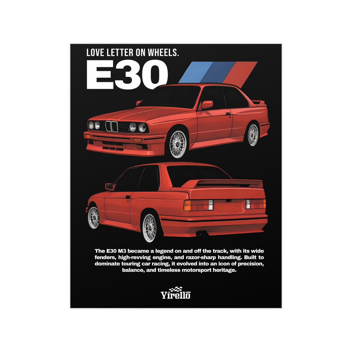 BMW M3 (E30) Poster