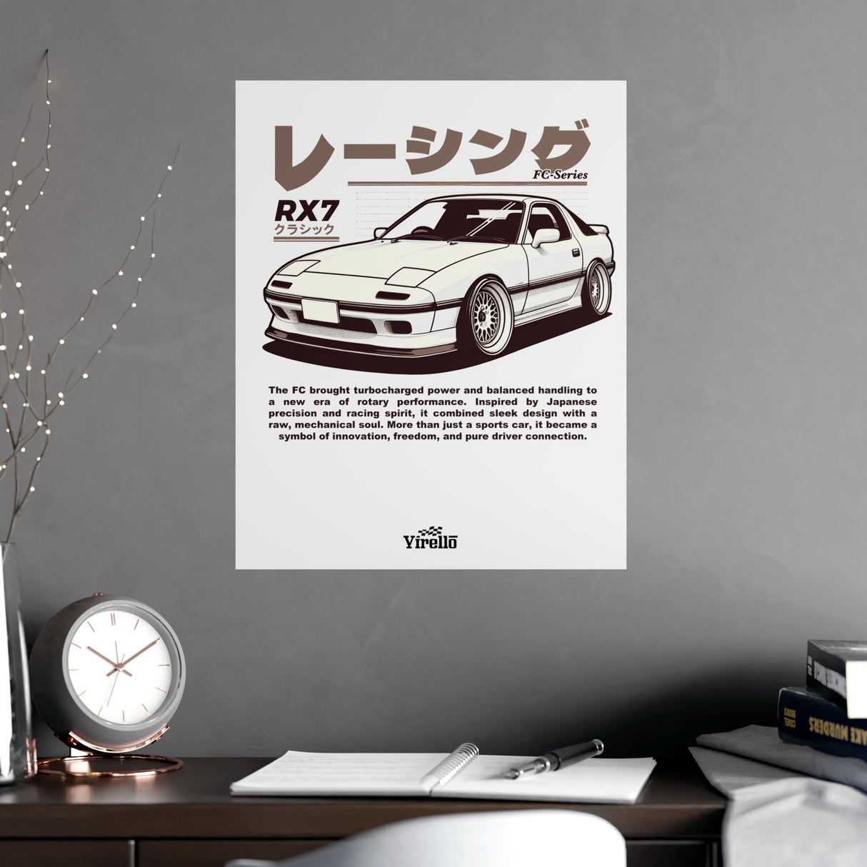 1986-1991 Mazda RX-7 (FC) Poster