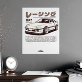 1986-1991 Mazda RX-7 (FC) Poster