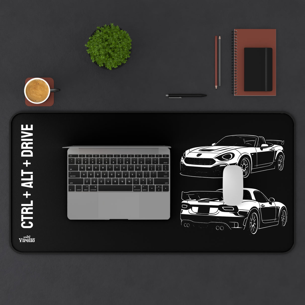 2016–2020 Fiat 124 Spider Desk Mat