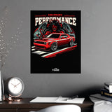 2015+ Dodge Challenger Hellcat Poster