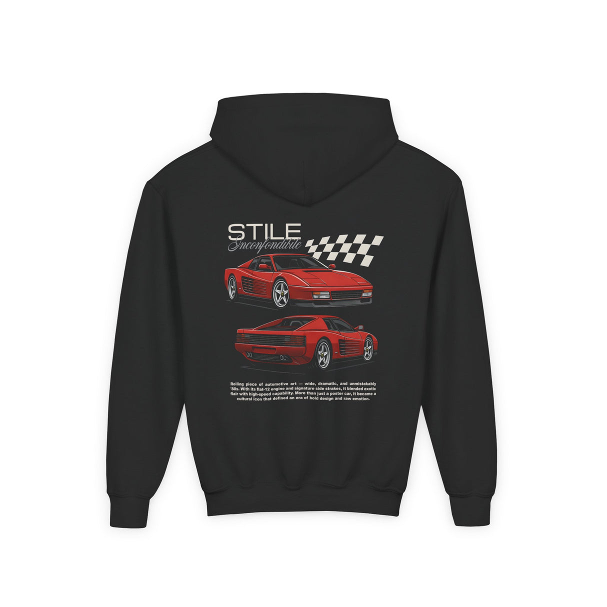 1984–1991 Ferrari Testarossa Kids Hoodie