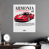 2009–2015 Ferrari 458 Italia Poster