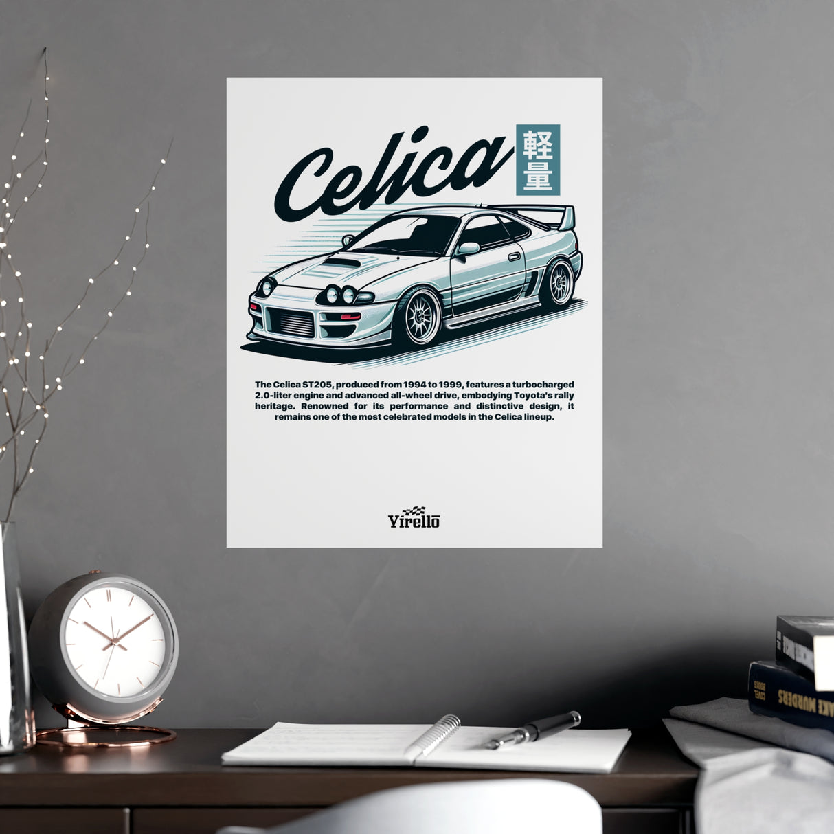 1994–1999 Toyota Celica GT Poster