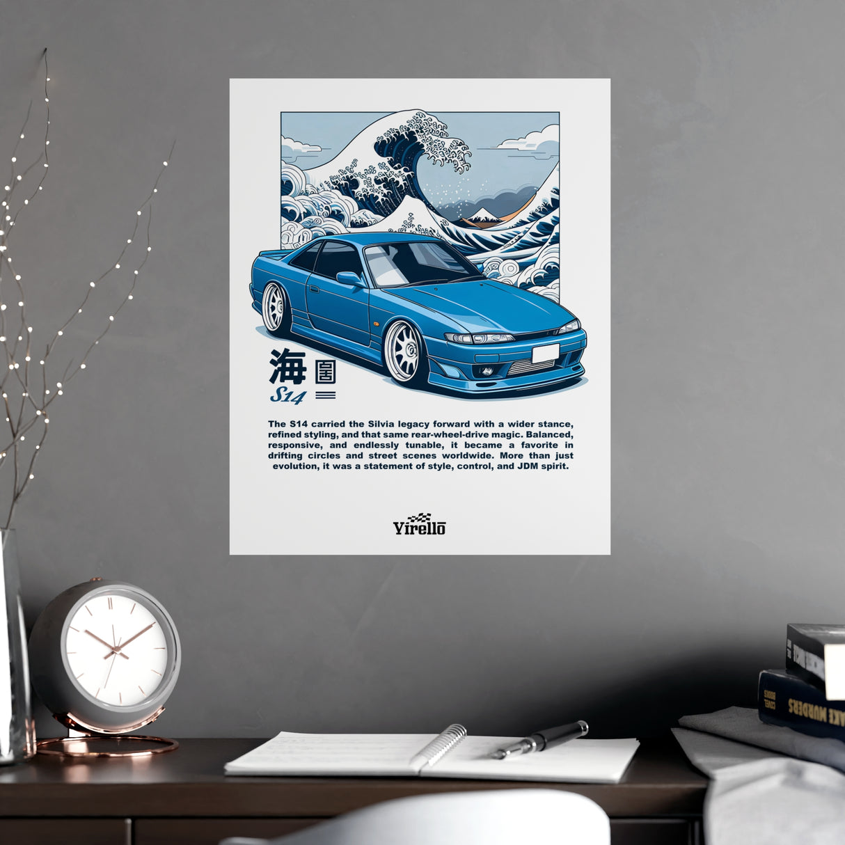 1995-1998 Nissan Silvia S14 Poster