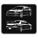 2001-2003 Subaru WRX "Bugeye" Mouse Pad