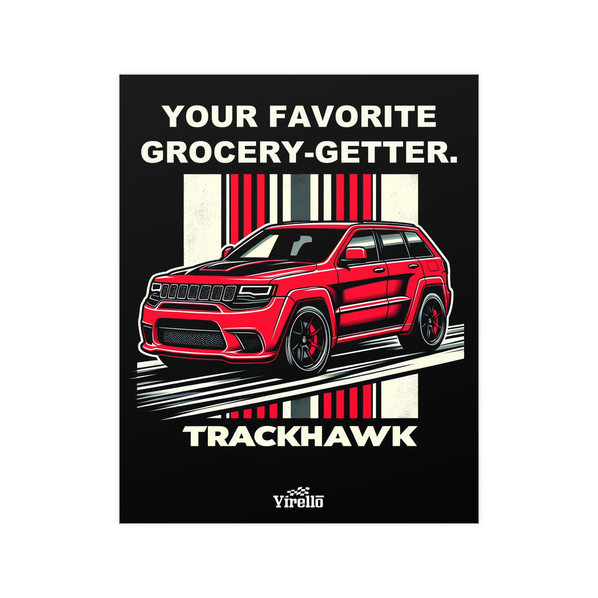 2018–2021 Jeep Grand Cherokee Trackhawk Poster