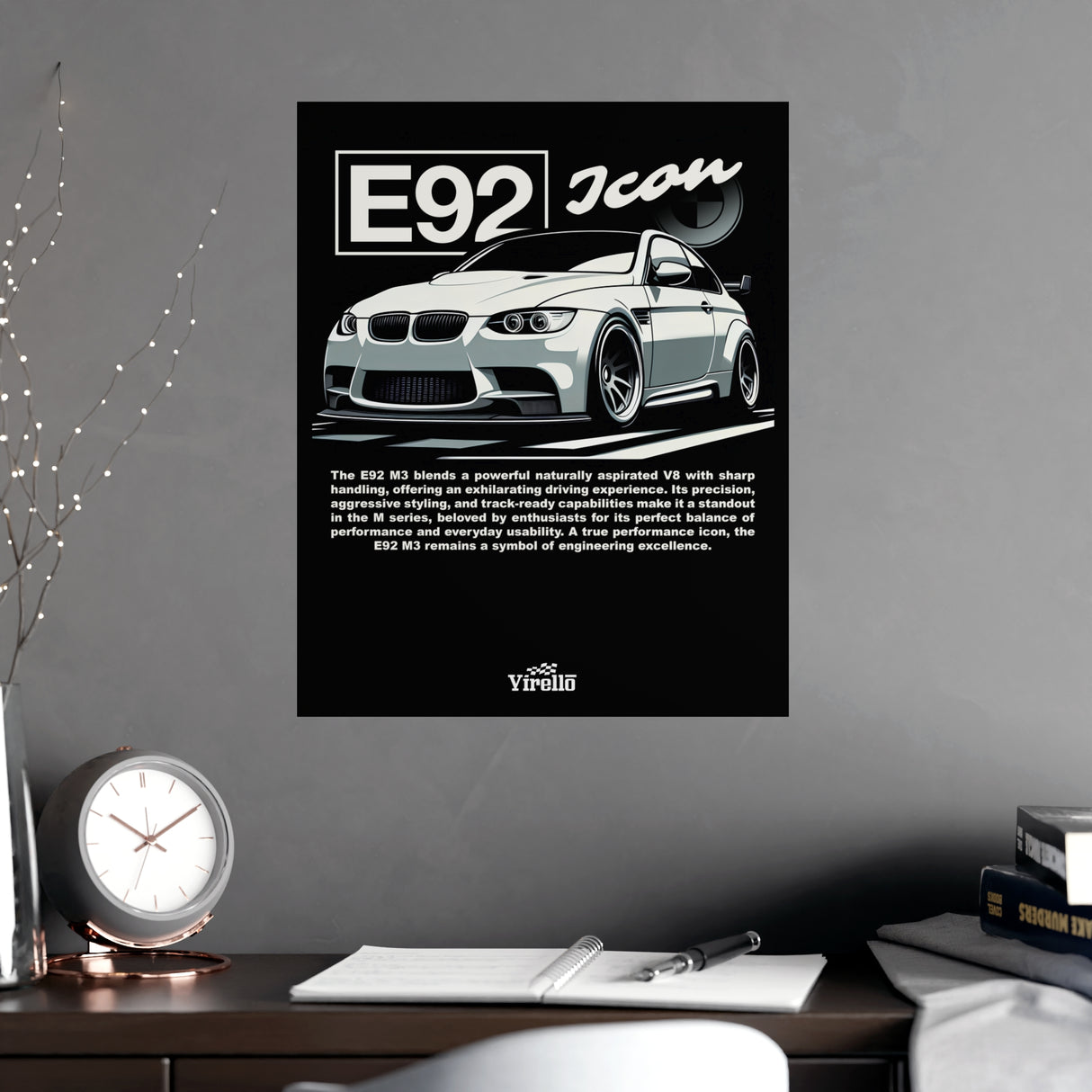 BMW M3 (E92) Poster