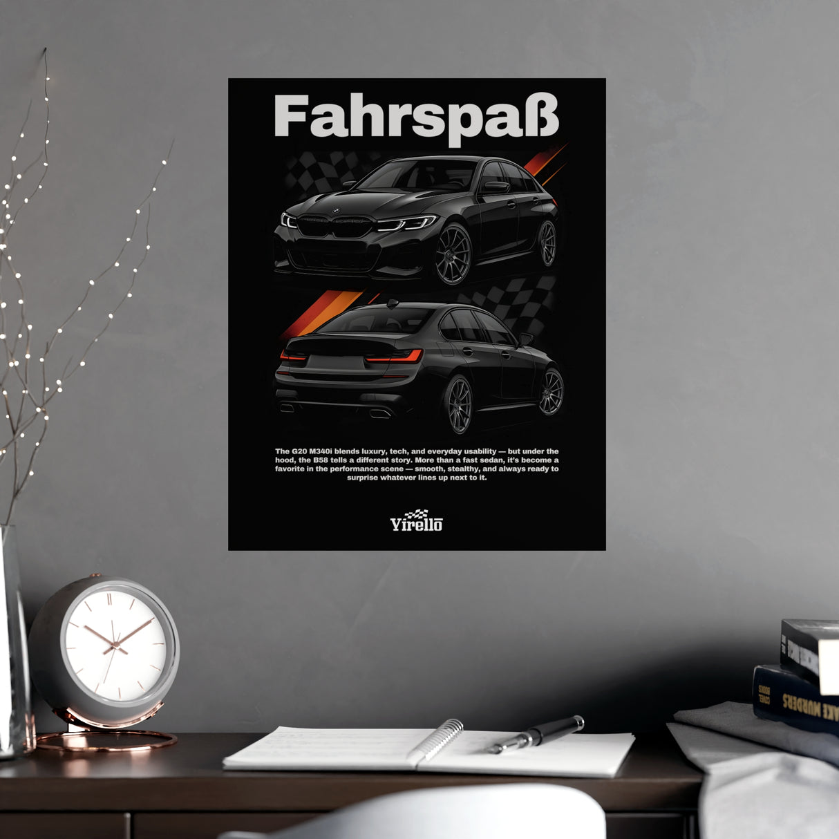 BMW M340i (G20) Poster